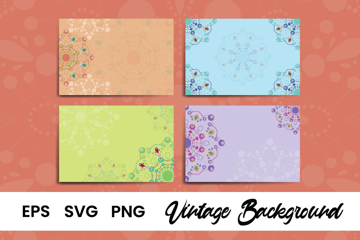 Background Set Mandala Design