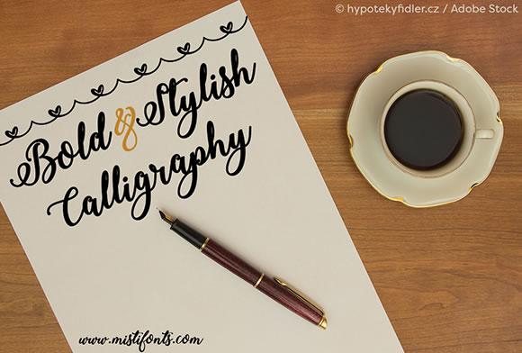 Bold & Stylish Calligraphy Font