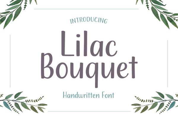 Lilac Bouquet Font
