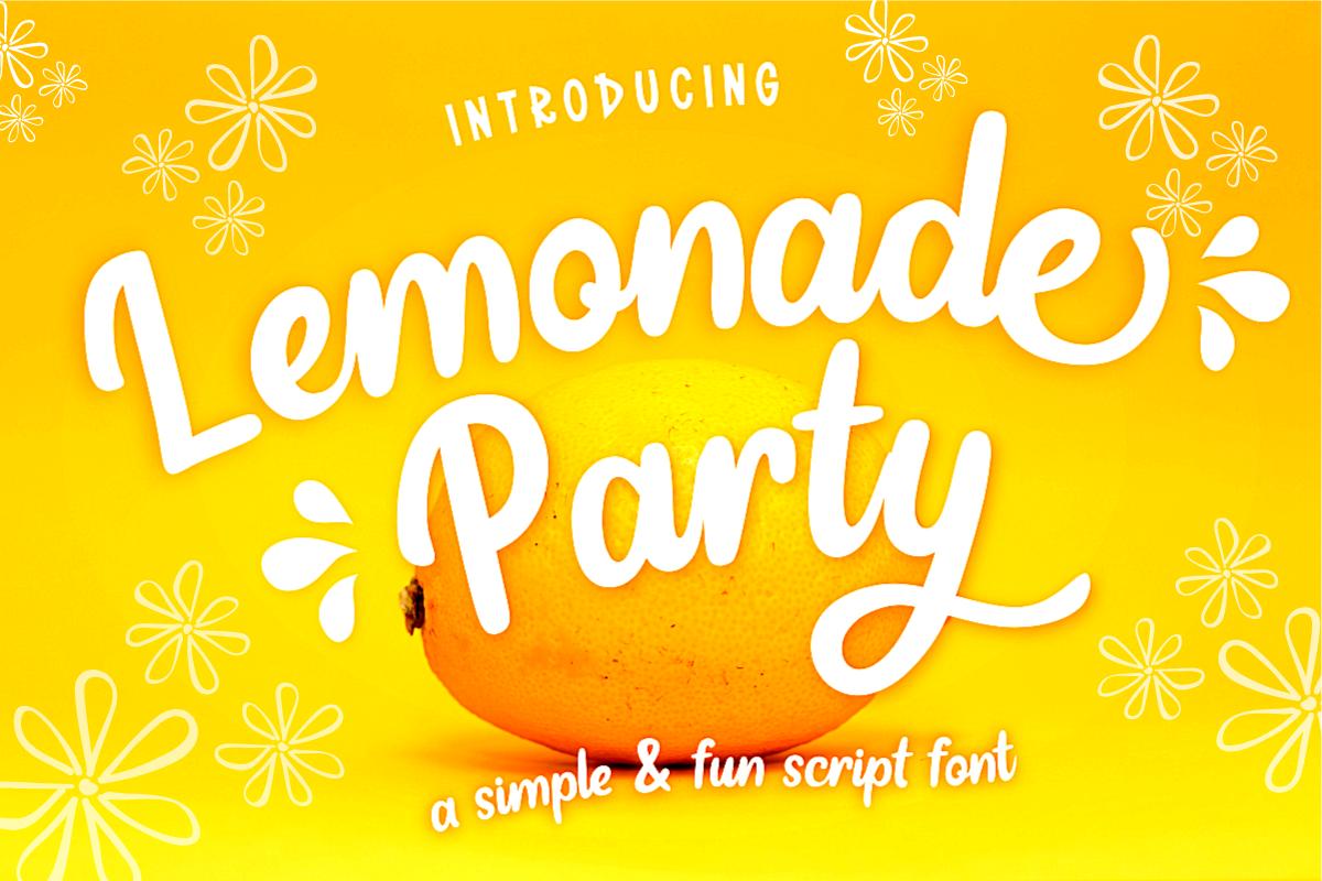 Lemonade Party Font
