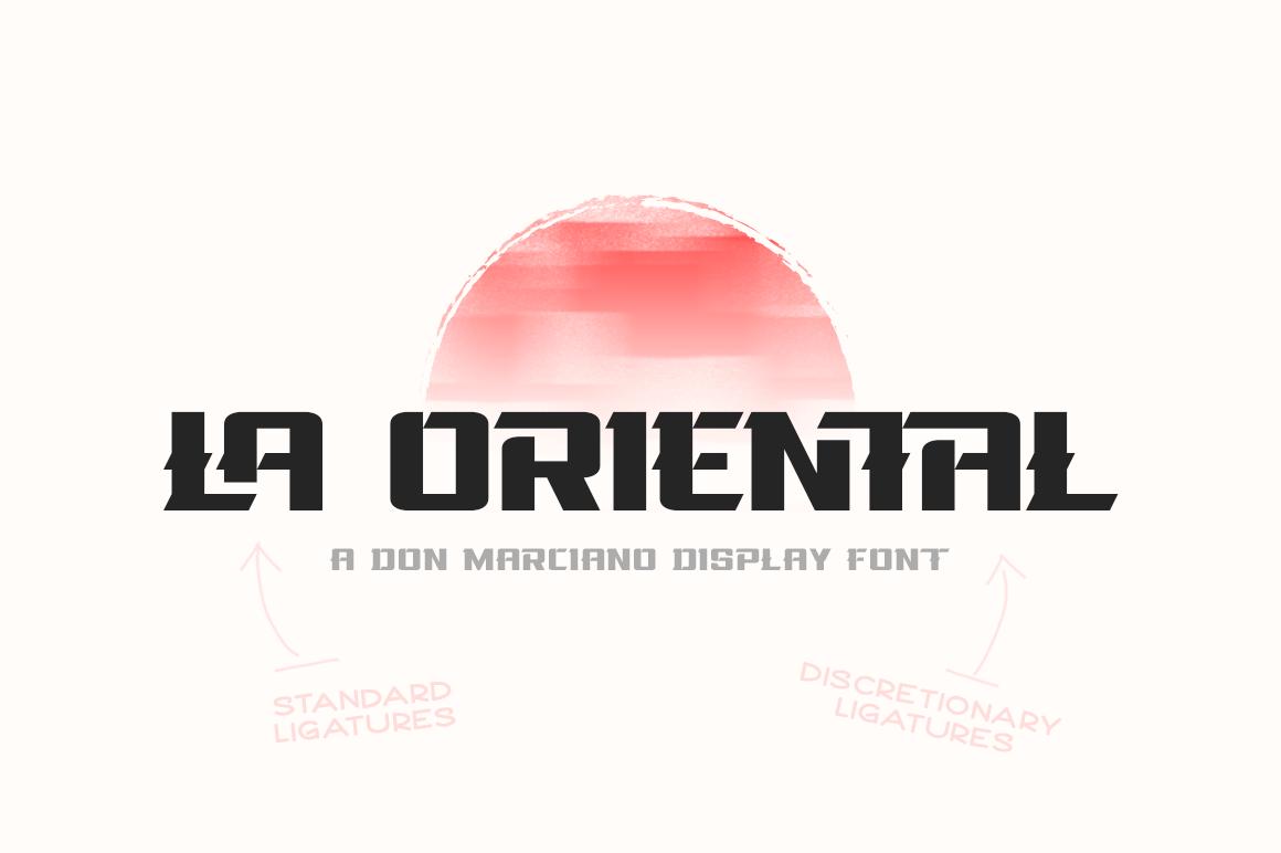 La Oriental Font