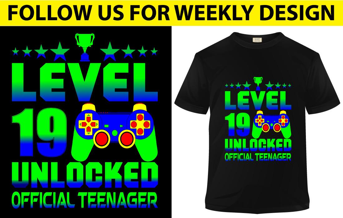 Level Unlocked Official Teenager Shirt