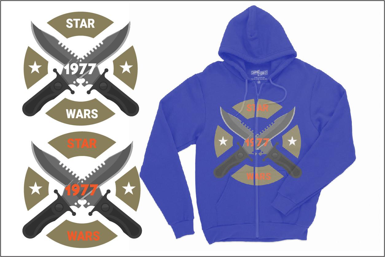 STAR WARS 1977 Hoodie Design
