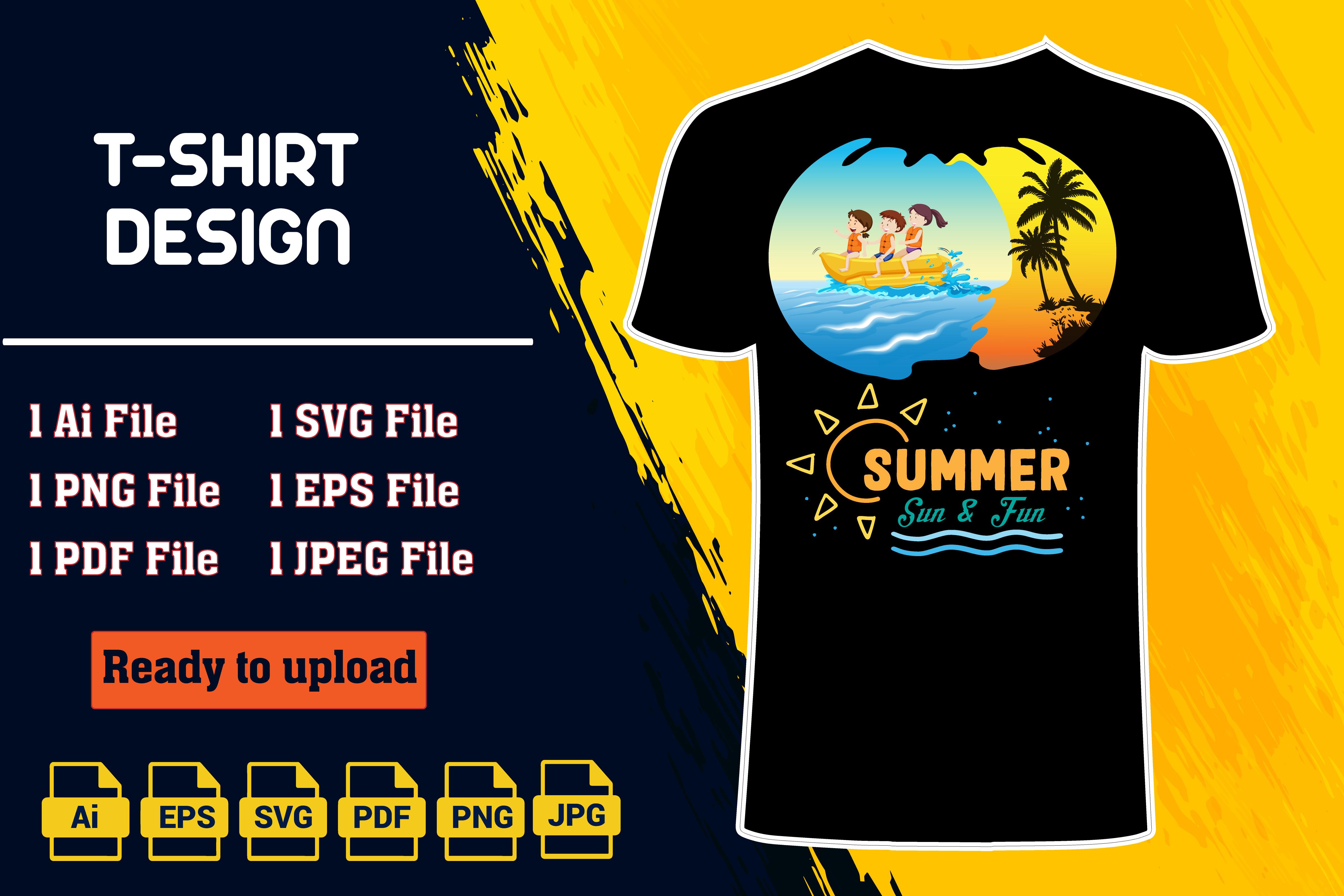 Summer T-shirt Design .