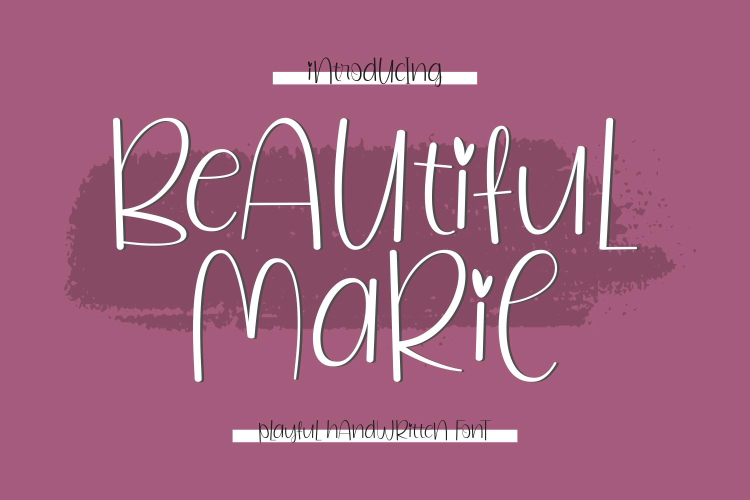 Beautiful Marie Font