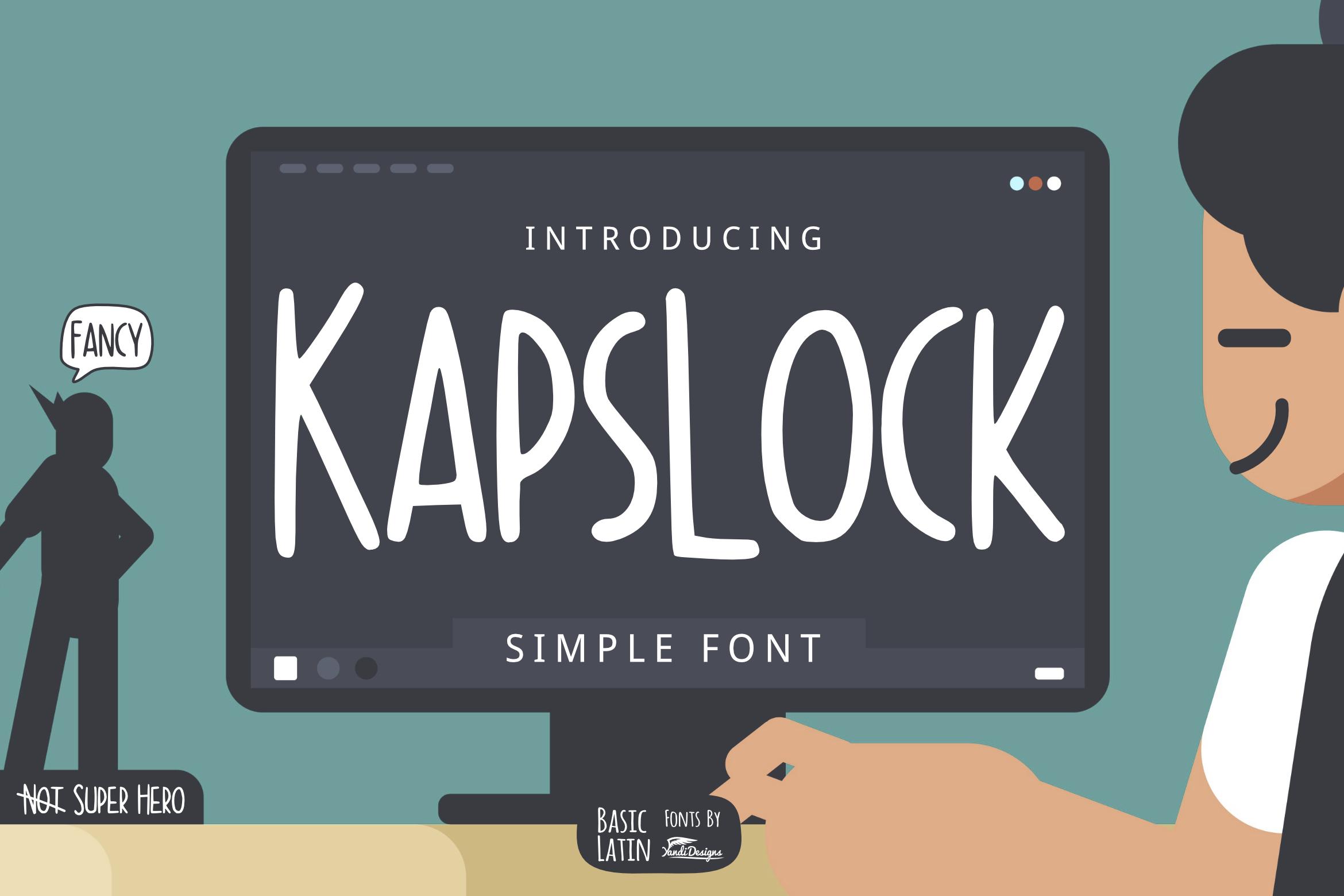 Kapslock Font