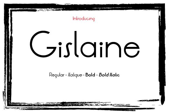 Gislaine Family Font