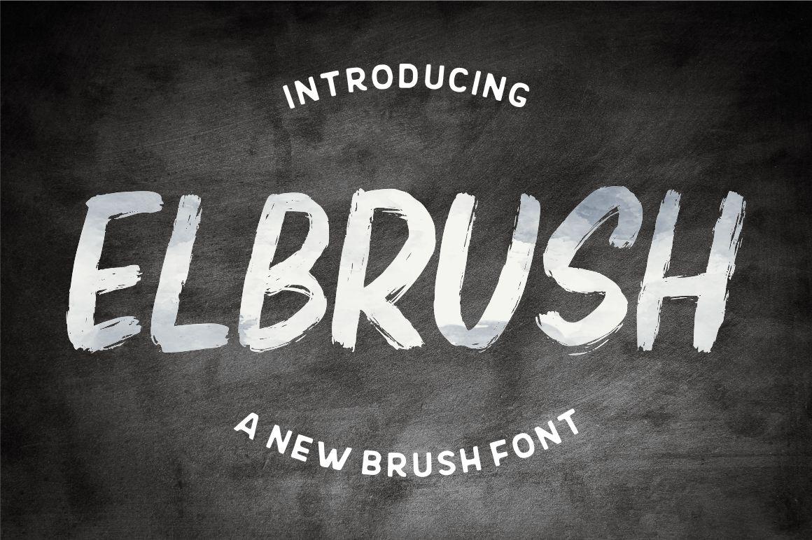 Elbrush Font