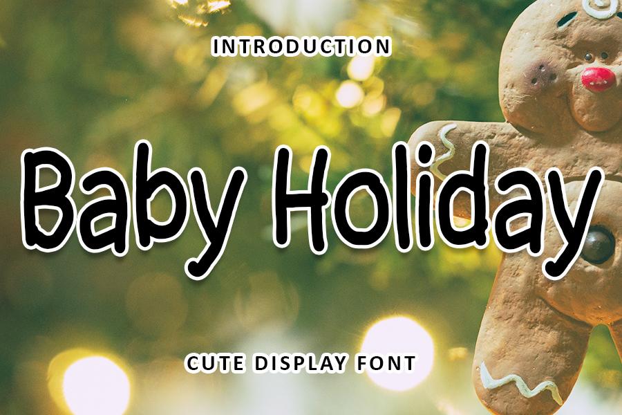 Baby Holiday Font