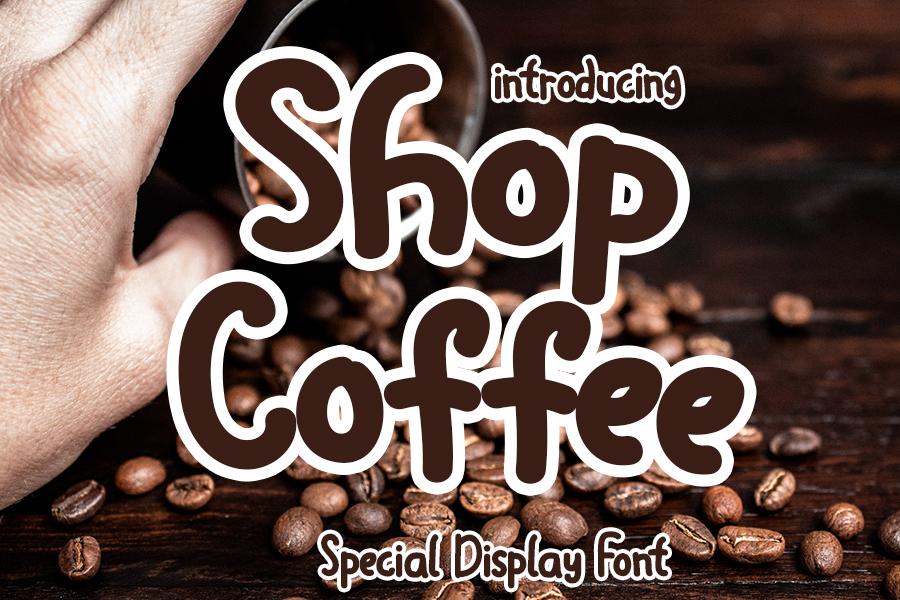 Shop Coffee Font