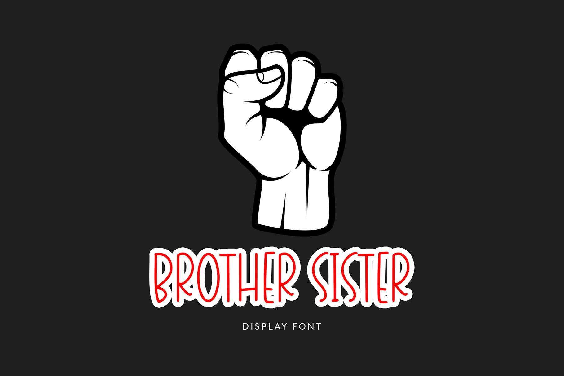 Brother Sister Font