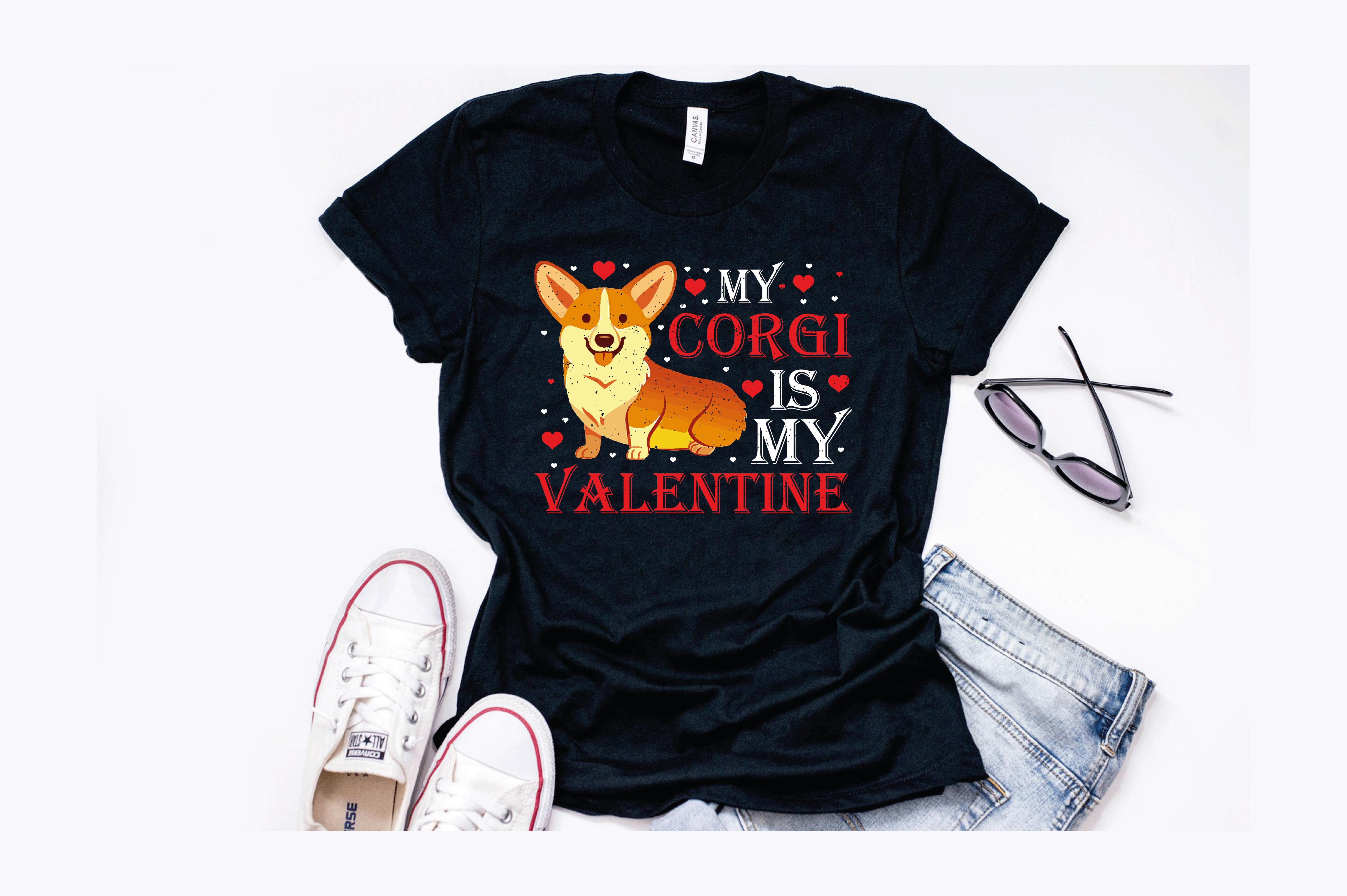 My Corgi is My Valentine T-Shirt