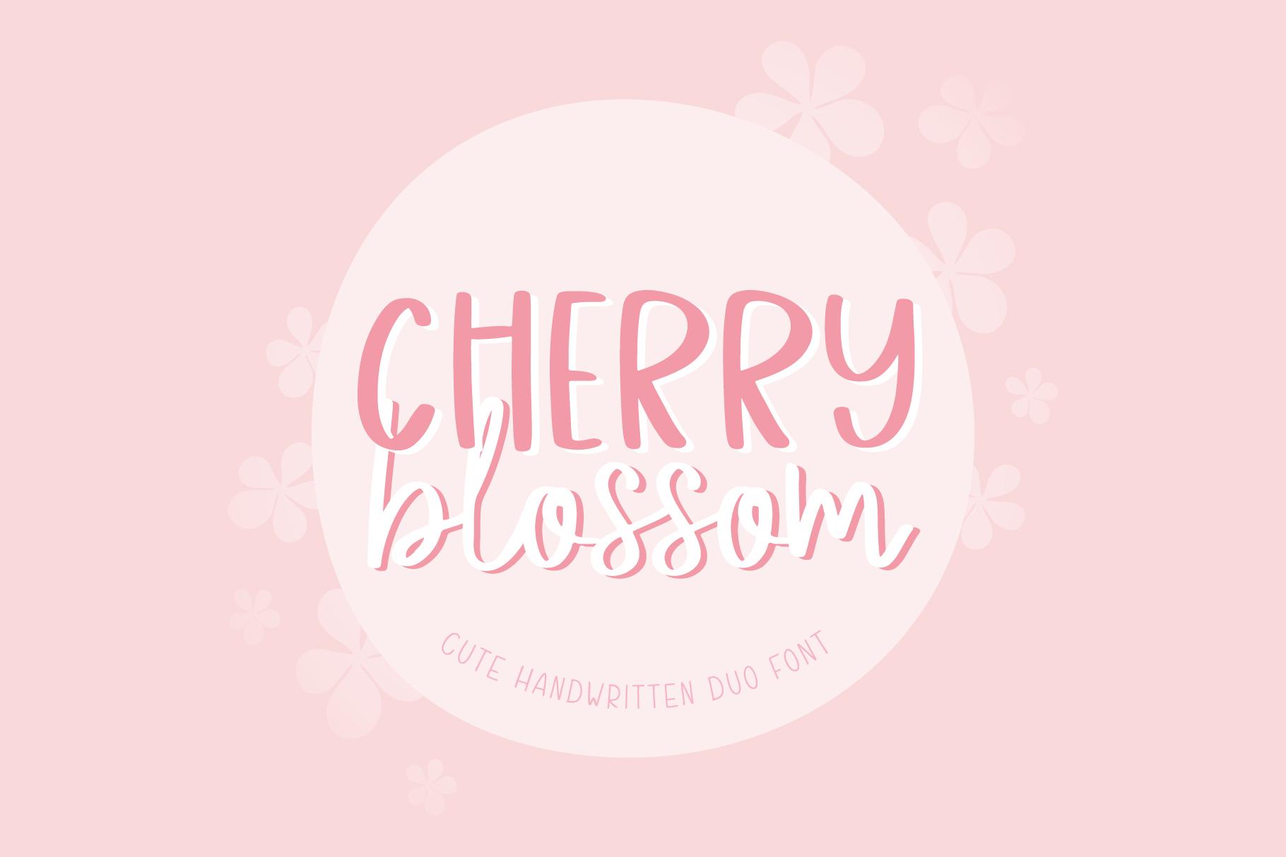 Cherry Blossom Font