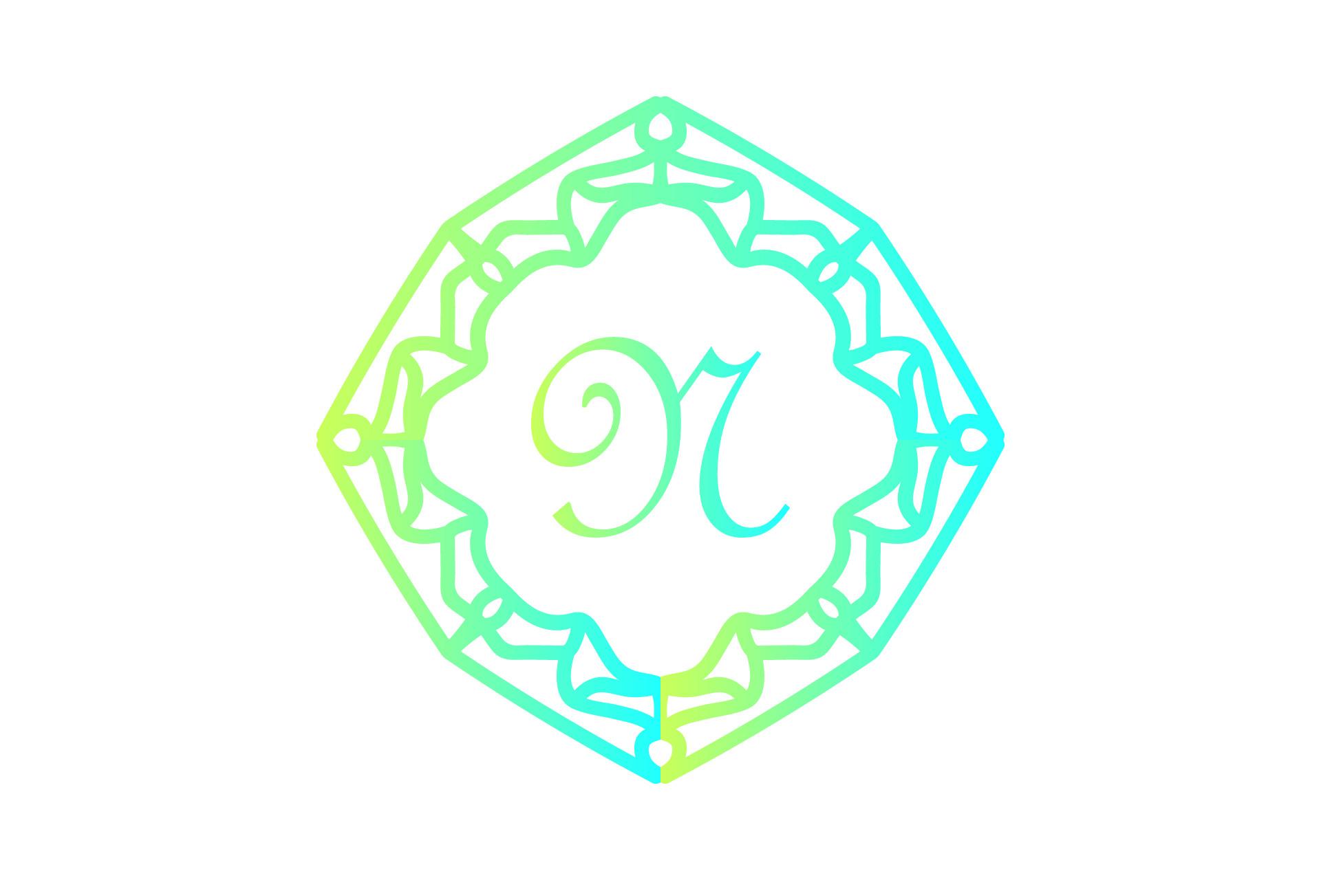 Monogram Symbol Name Illustration Design