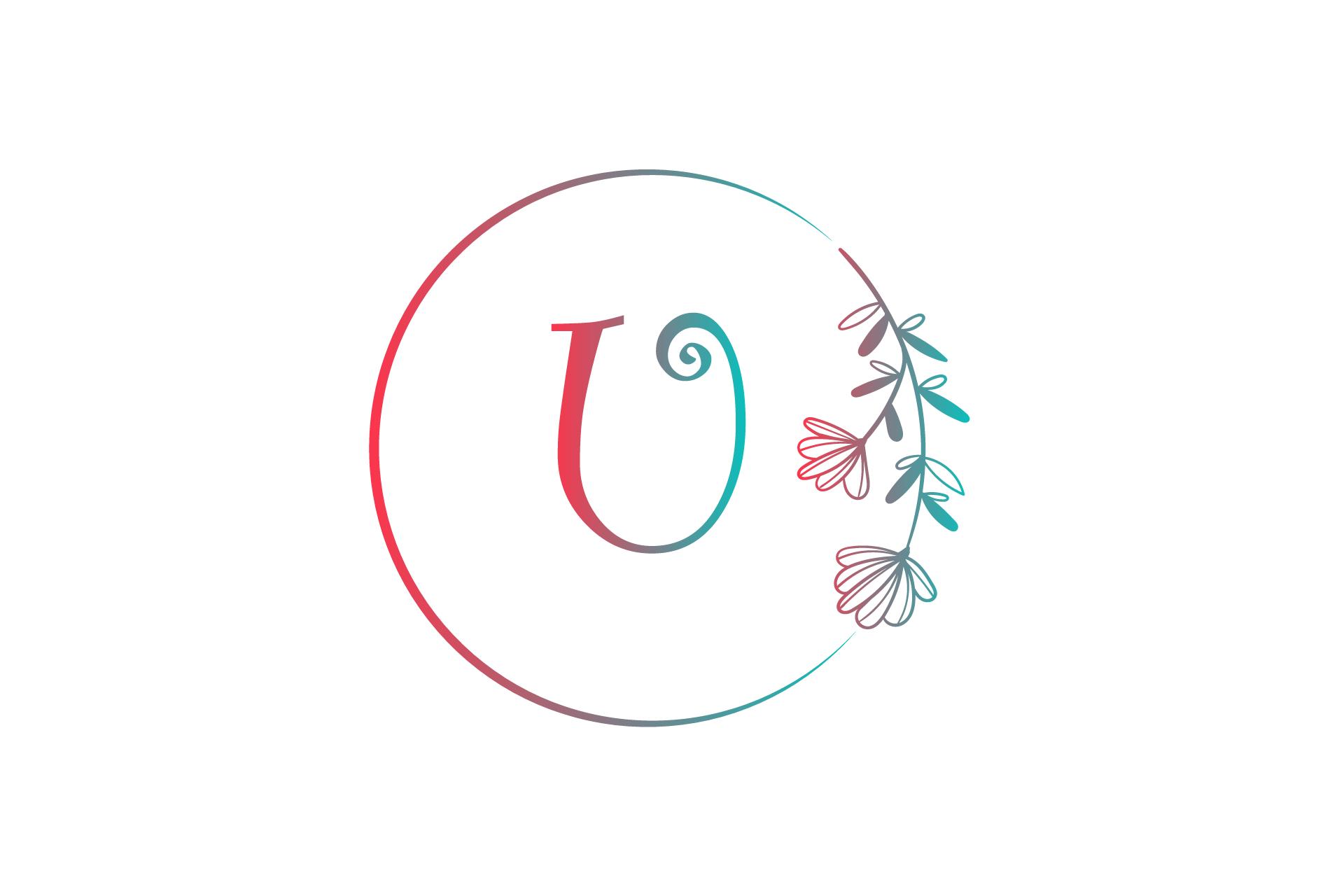 Monogram Flower