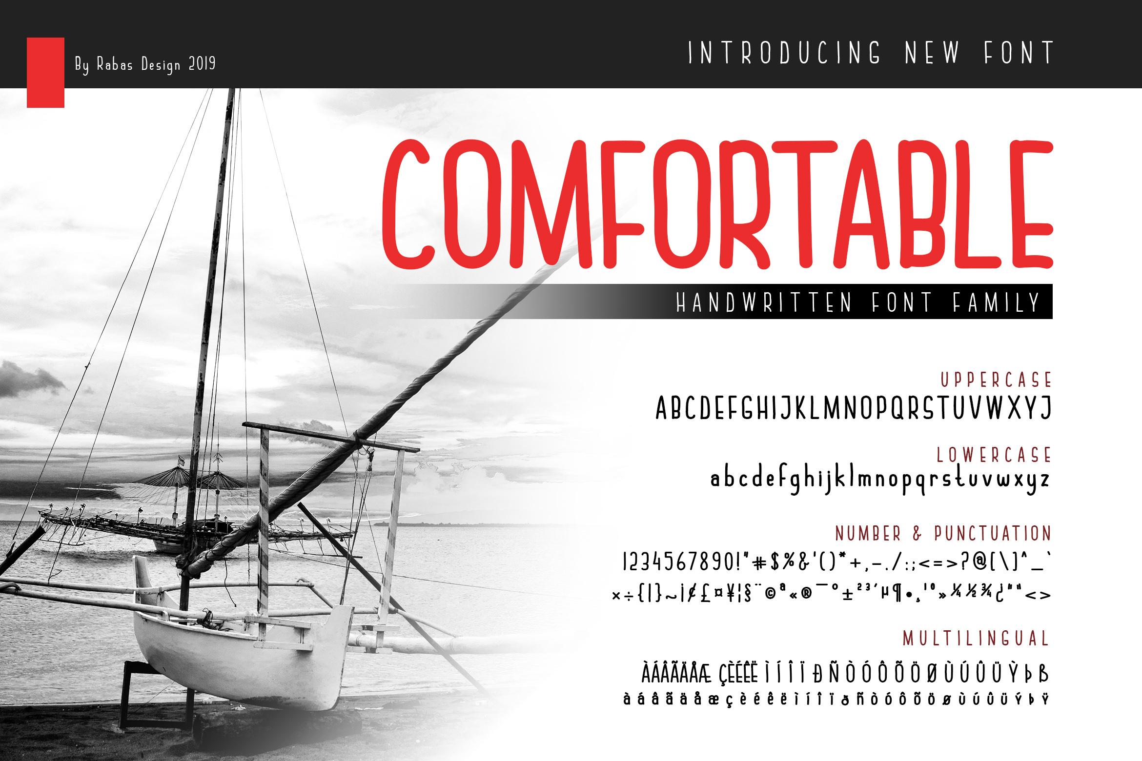 Comfortable Font