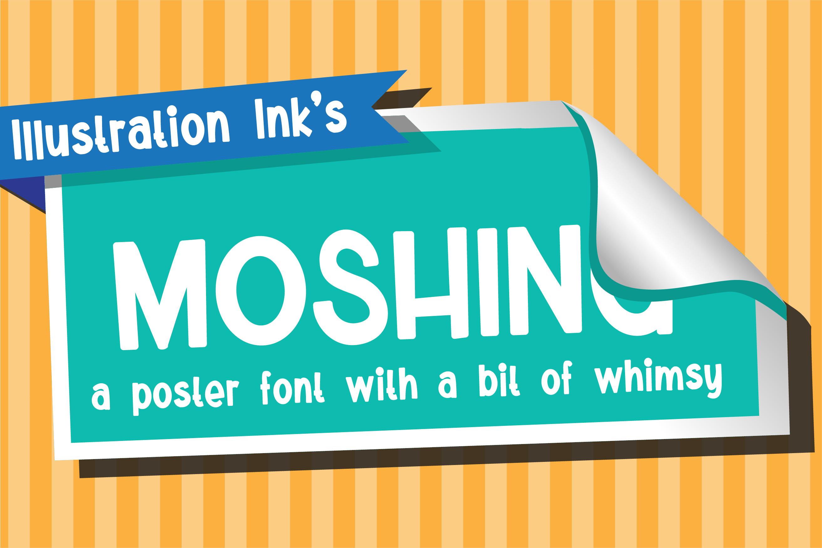 Moshing Font