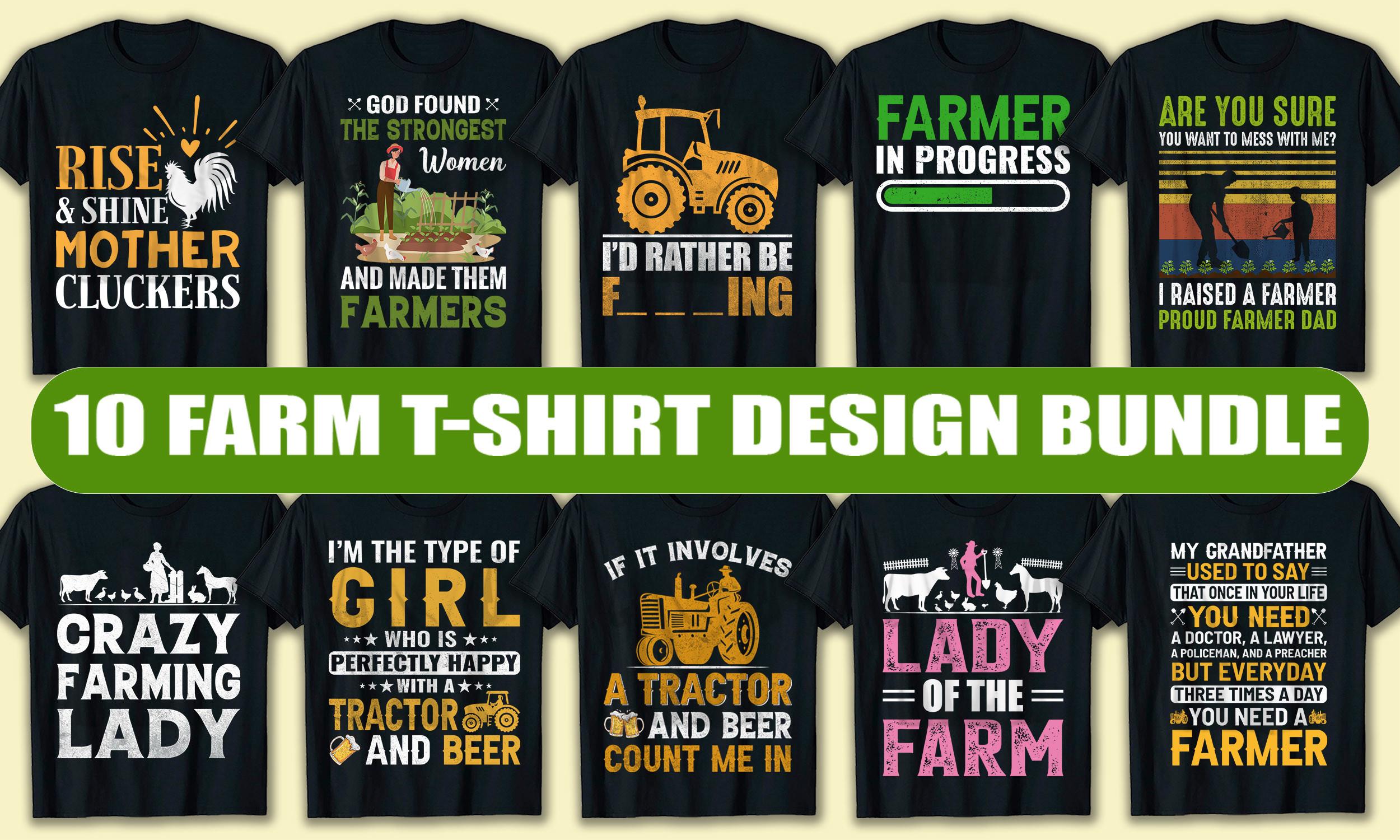 Farm T Shirt Design Bundle