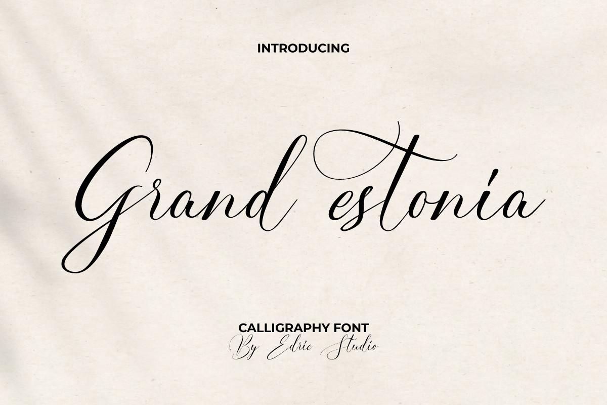 Grand Estonia Font