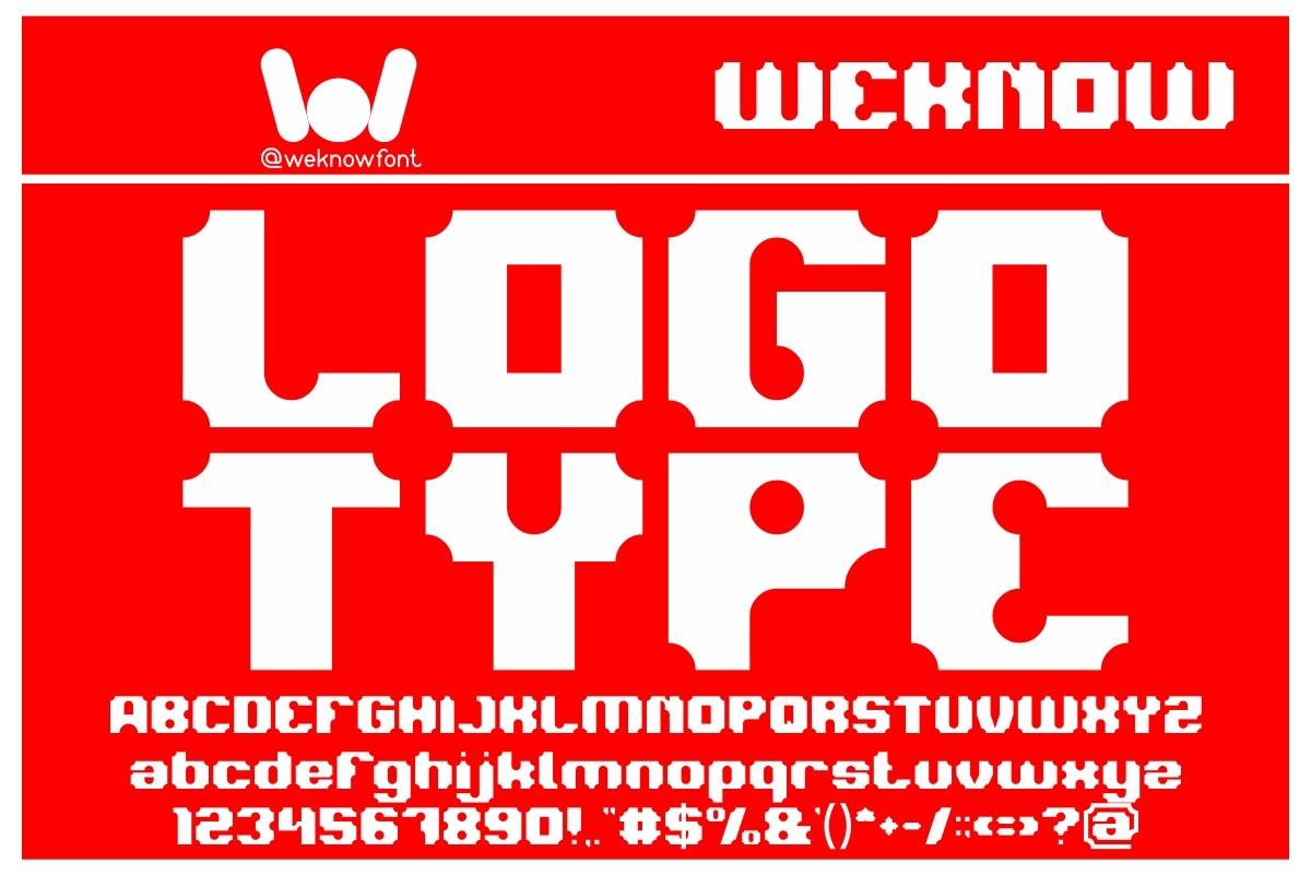 Logotype Font