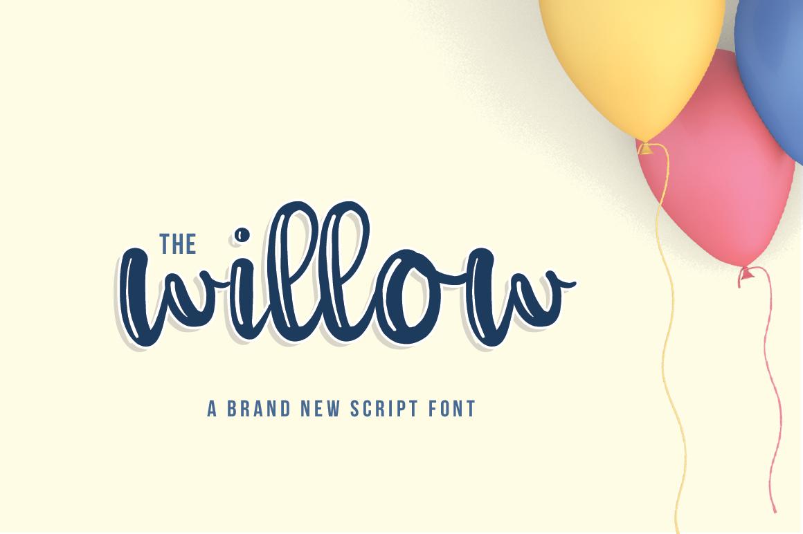 The Willow Script Font