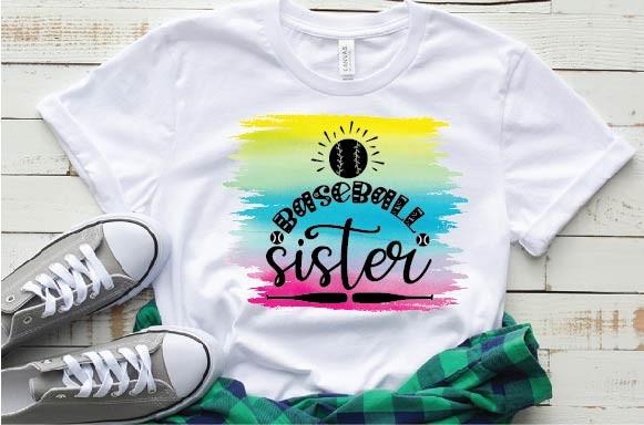 Baseball Sister Svg