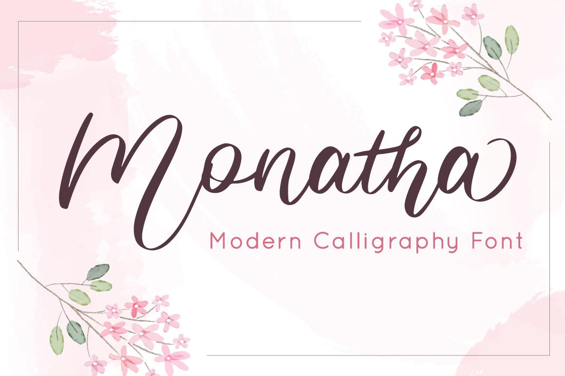 Monatha Font