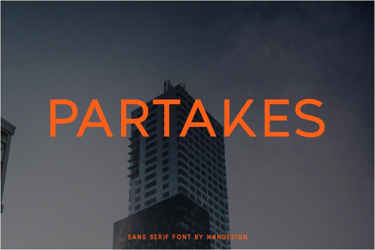 Partakes Font