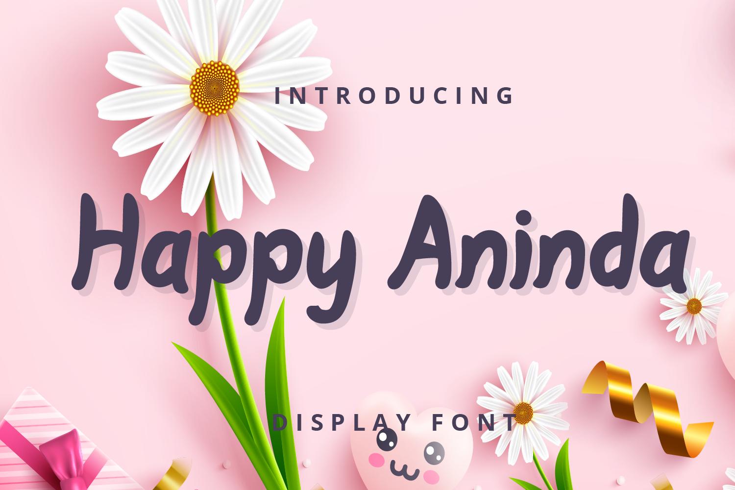 Happy Aninda Font