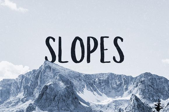 Slopes Font