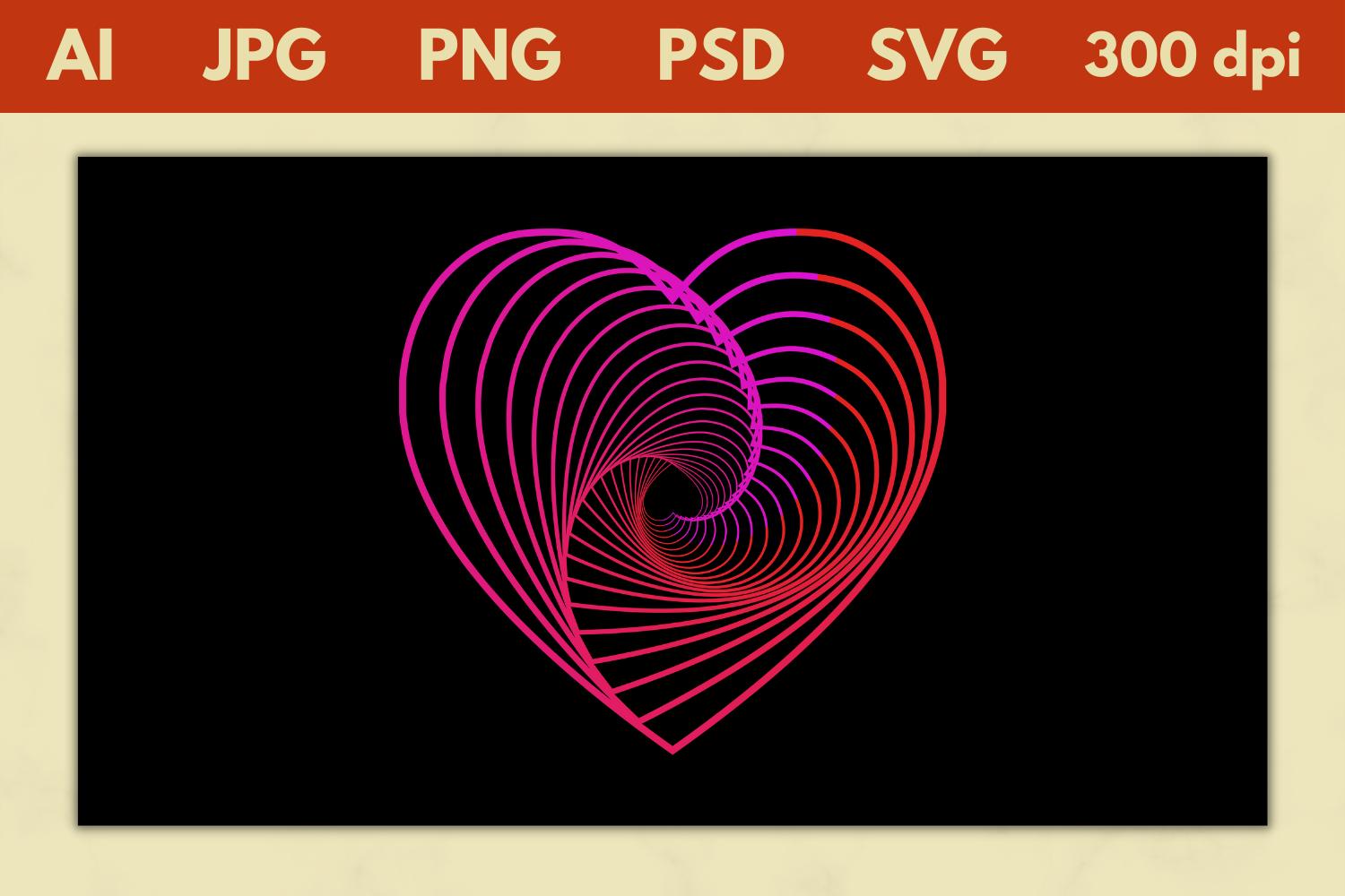 Abstract Heart Background