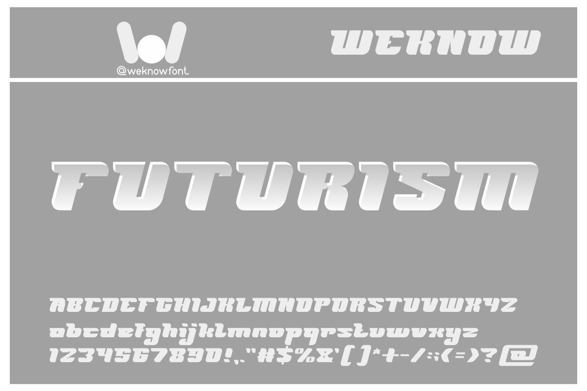 Futurism Font