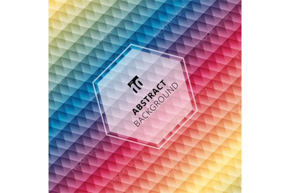 Abstract Geometric Hexagon Pattern
