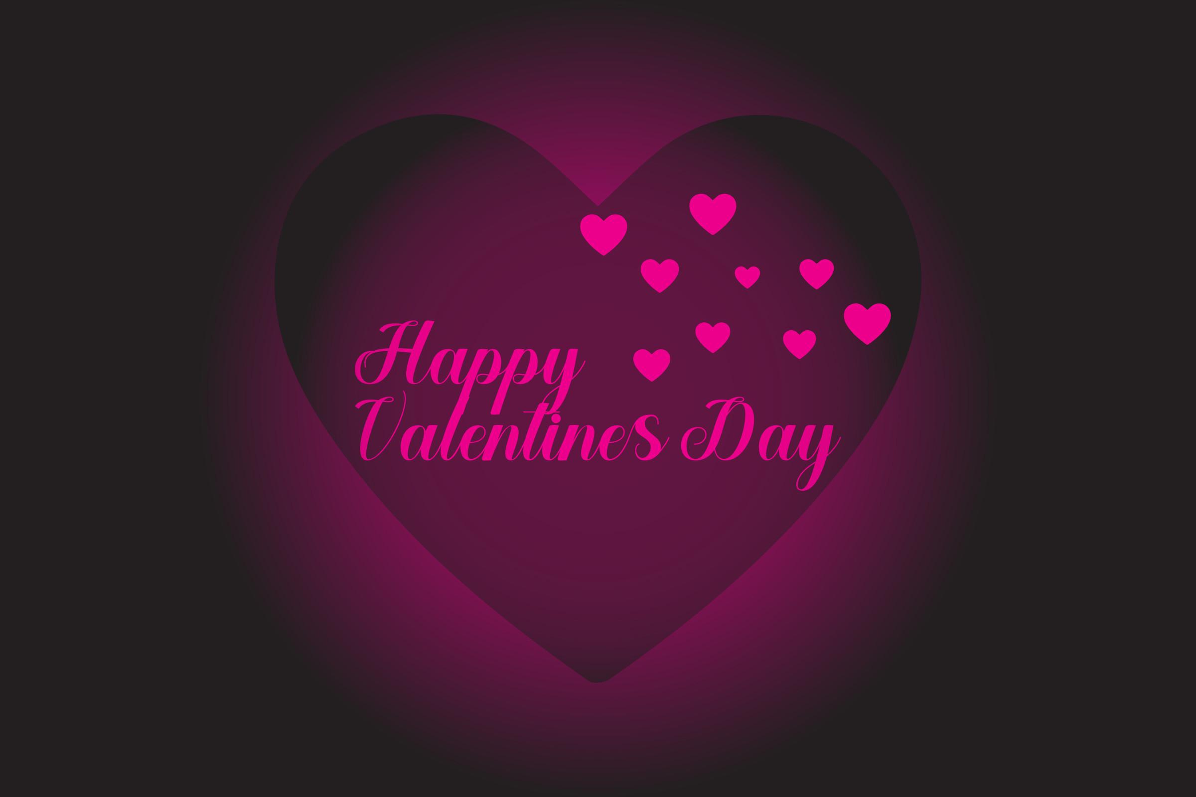 Valentine's Day Background with Heart Pa