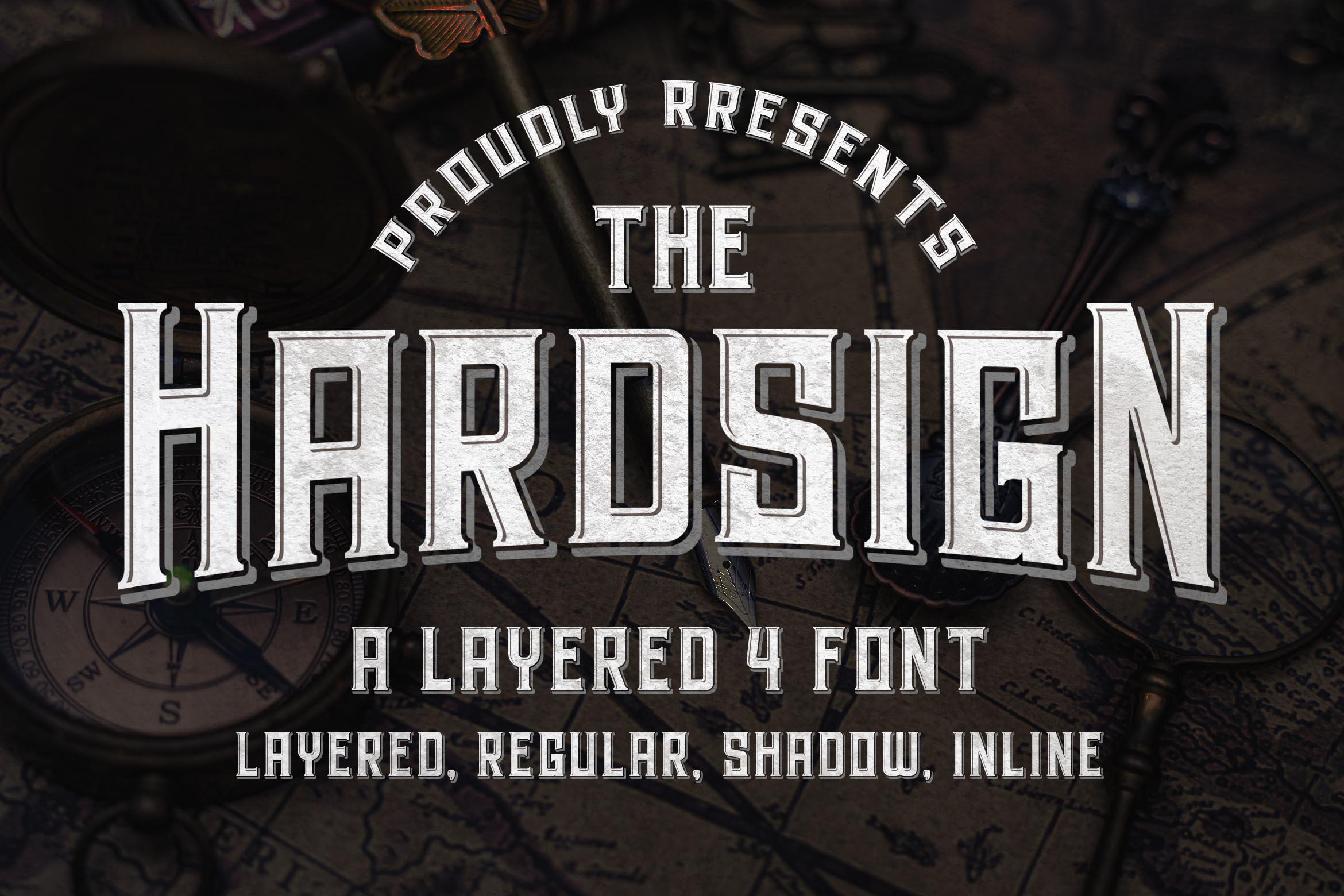 Hardsign Font