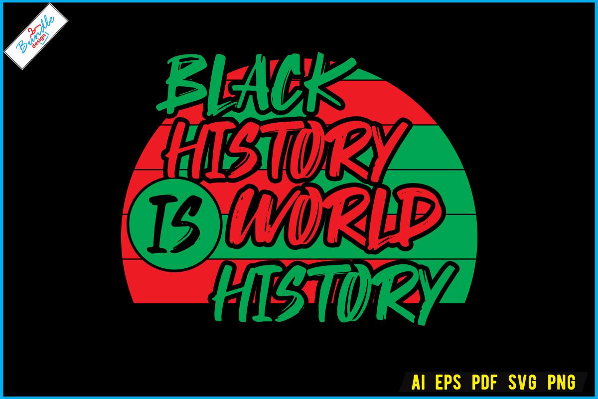 Black History T-Shirt Design