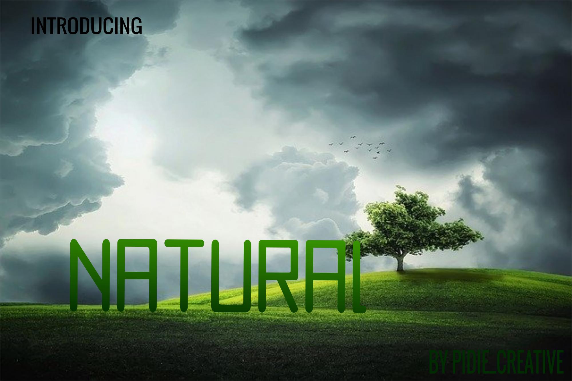 Natural Font