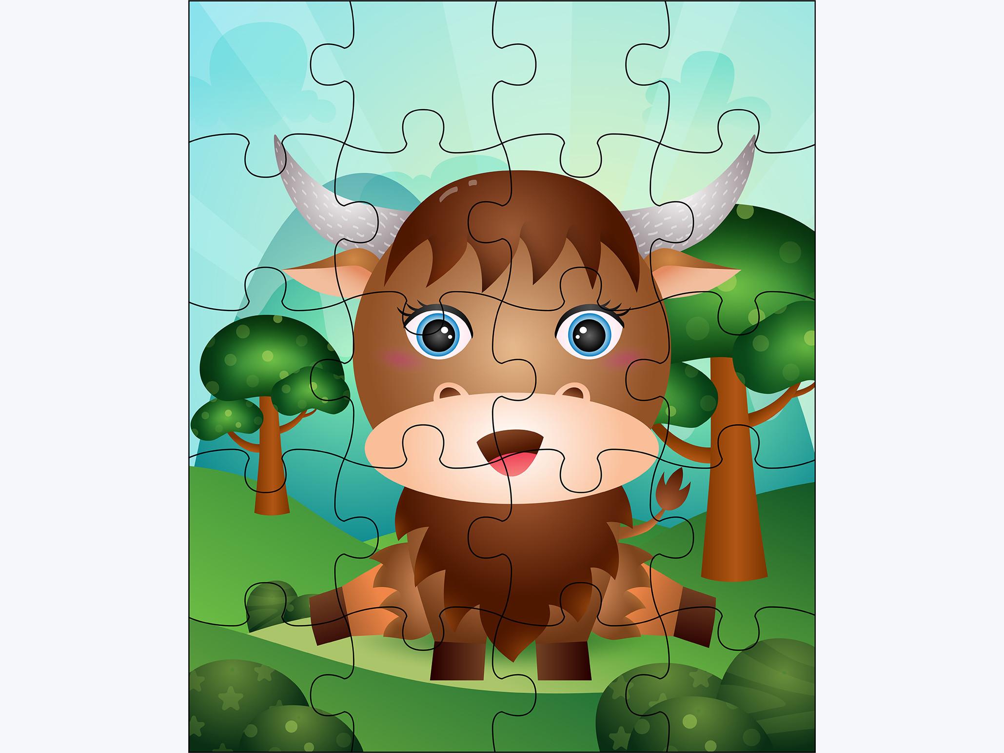 A Buffalo Puzzle - Teaching Material
