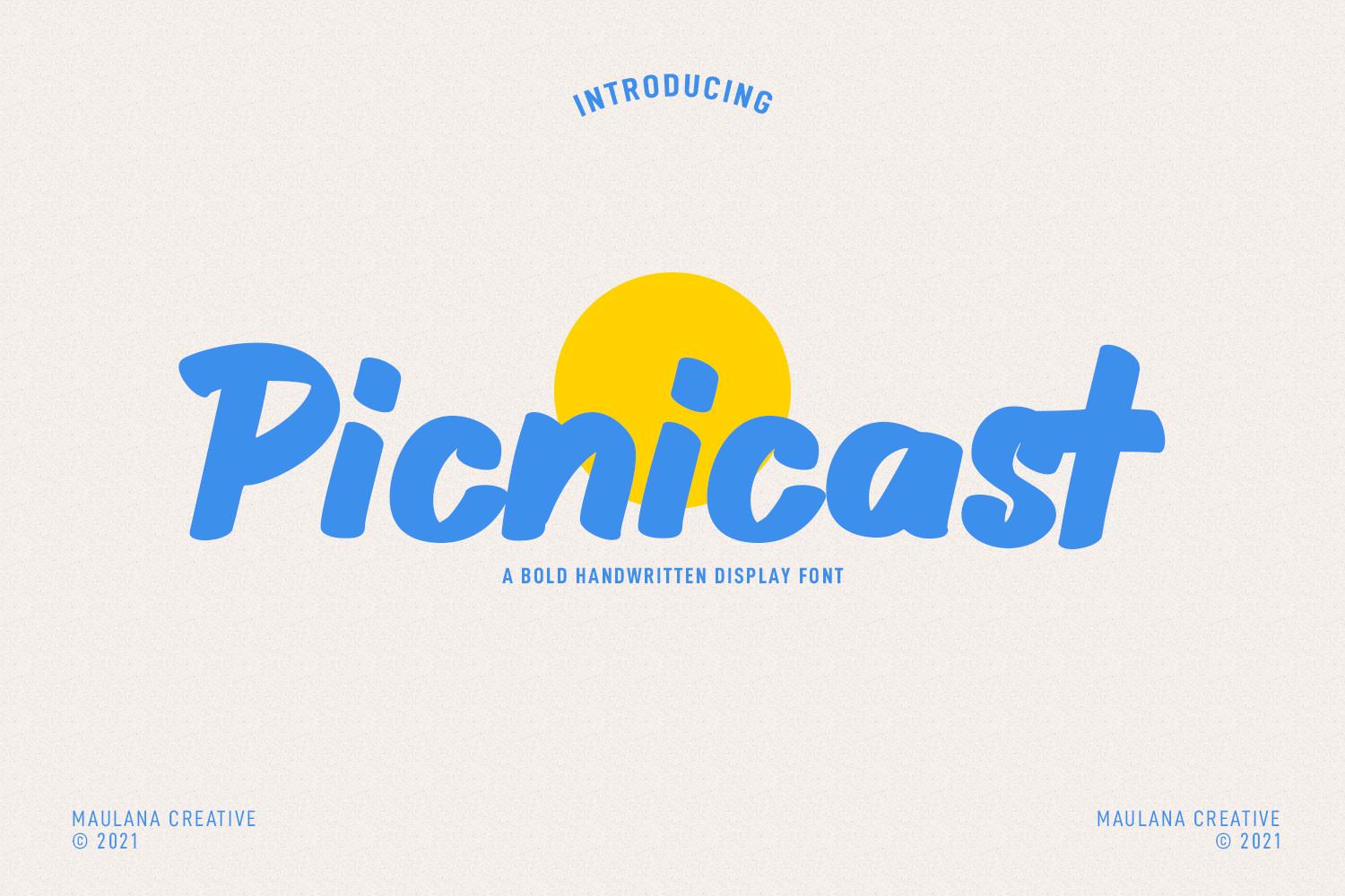 Picnicast Font