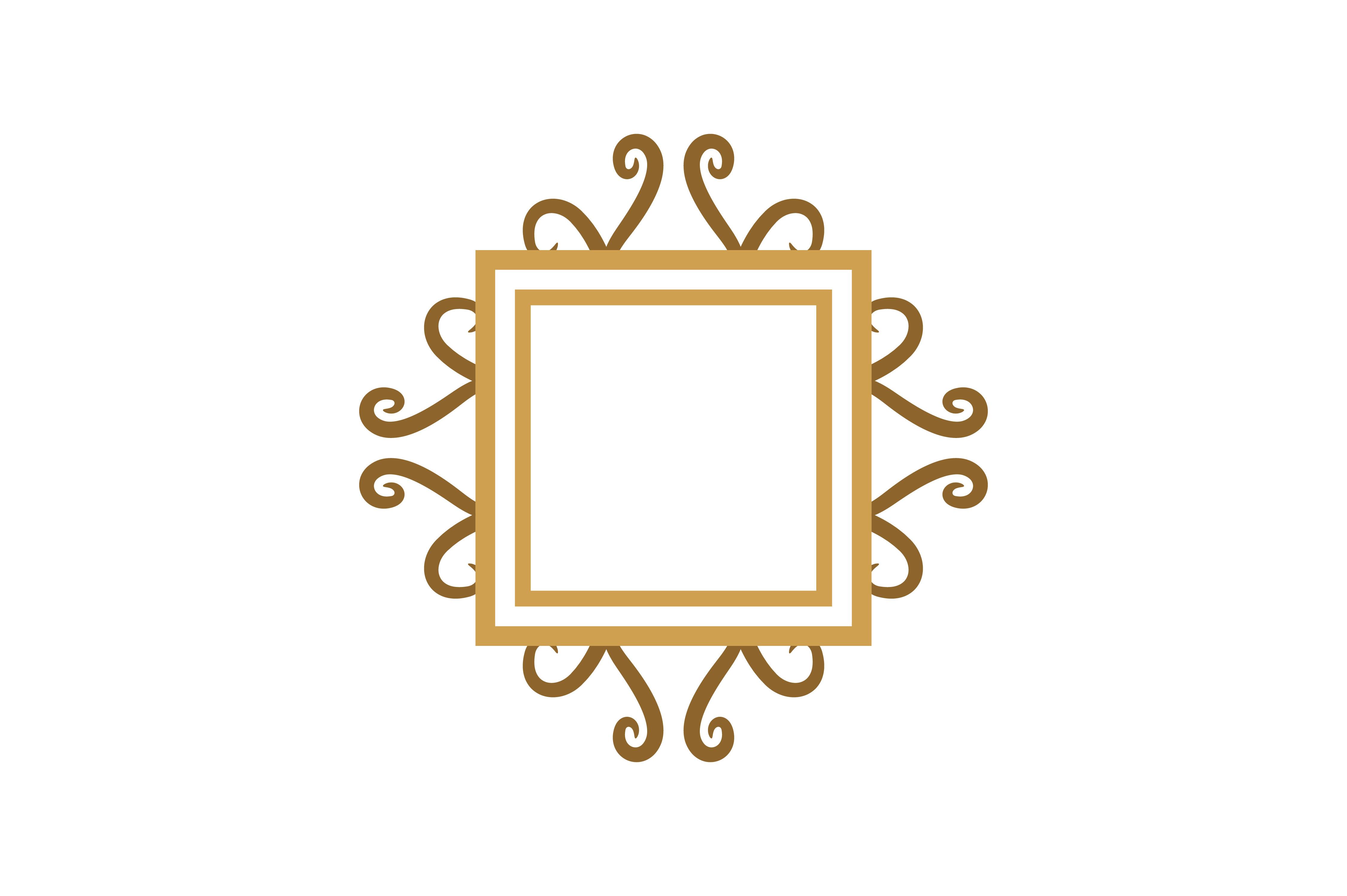 Frame Floral Decorative
