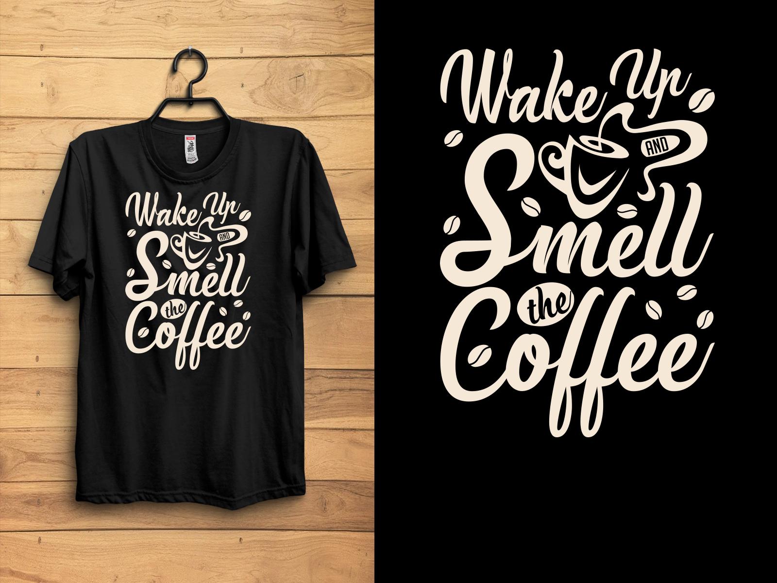 Coffee Typography T-shirt Design
