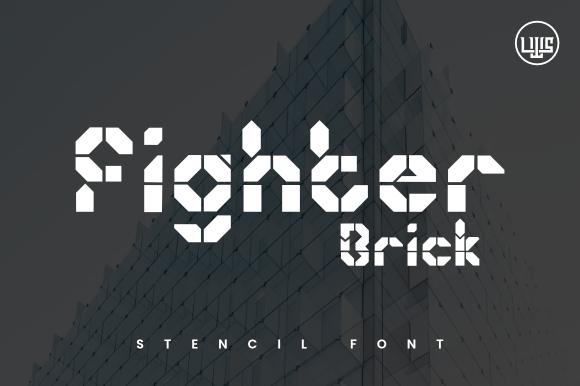Fighter Brick Font