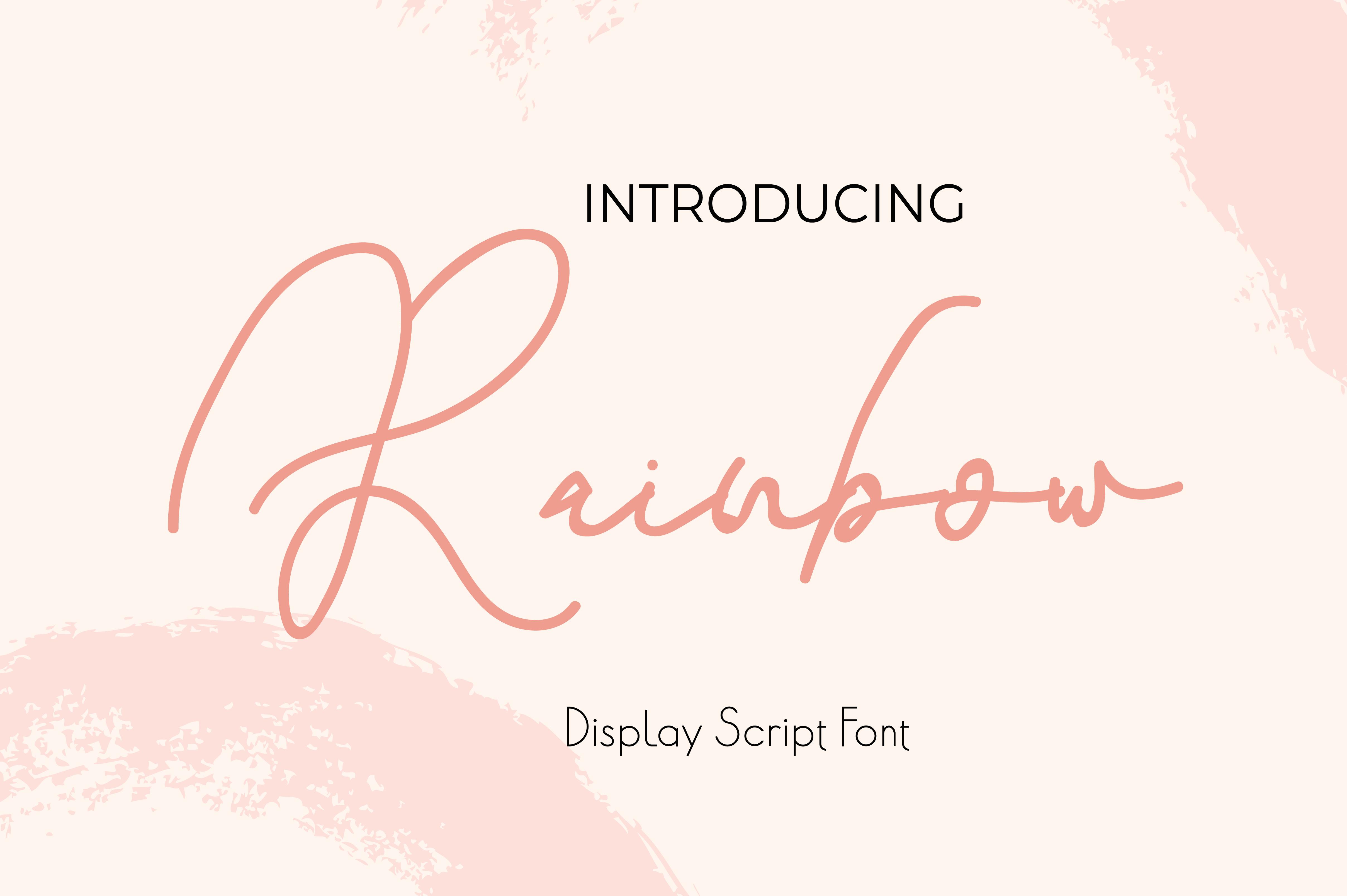 Rainbow Font