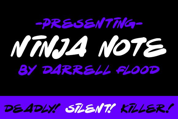 Ninja Note Font