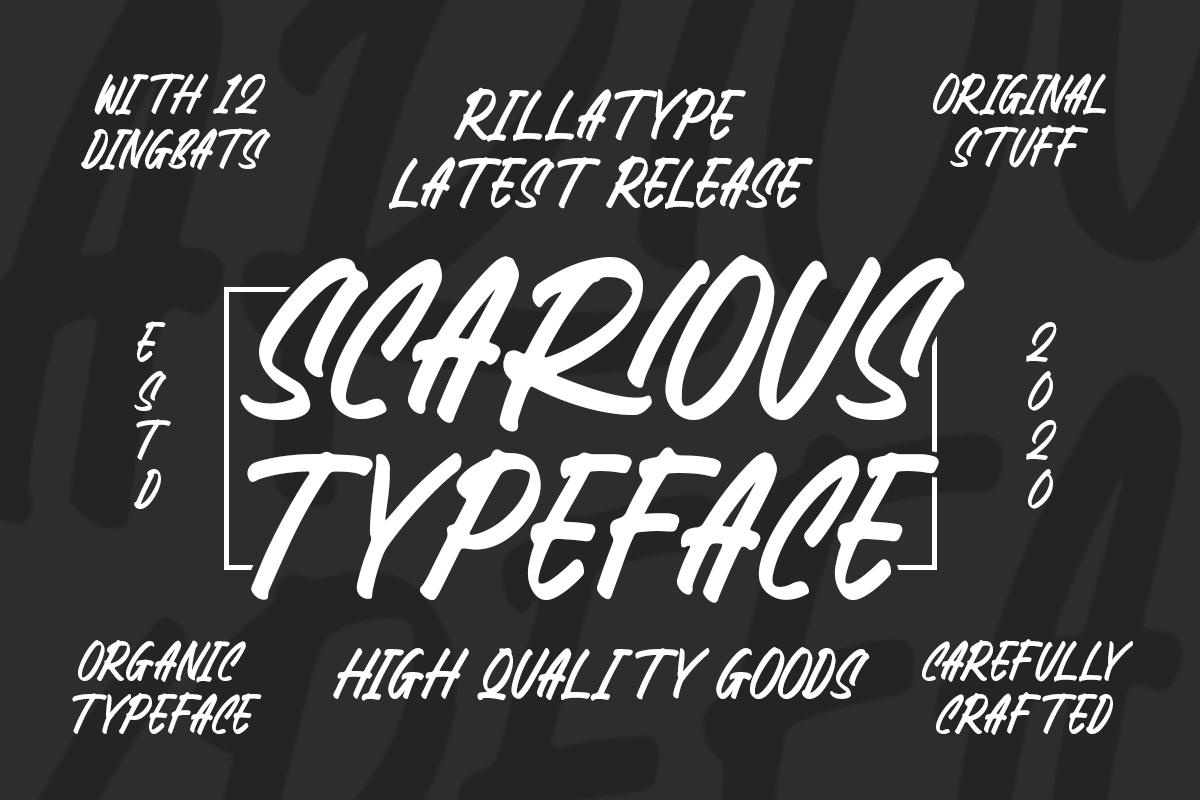 Scarious Typeface Font