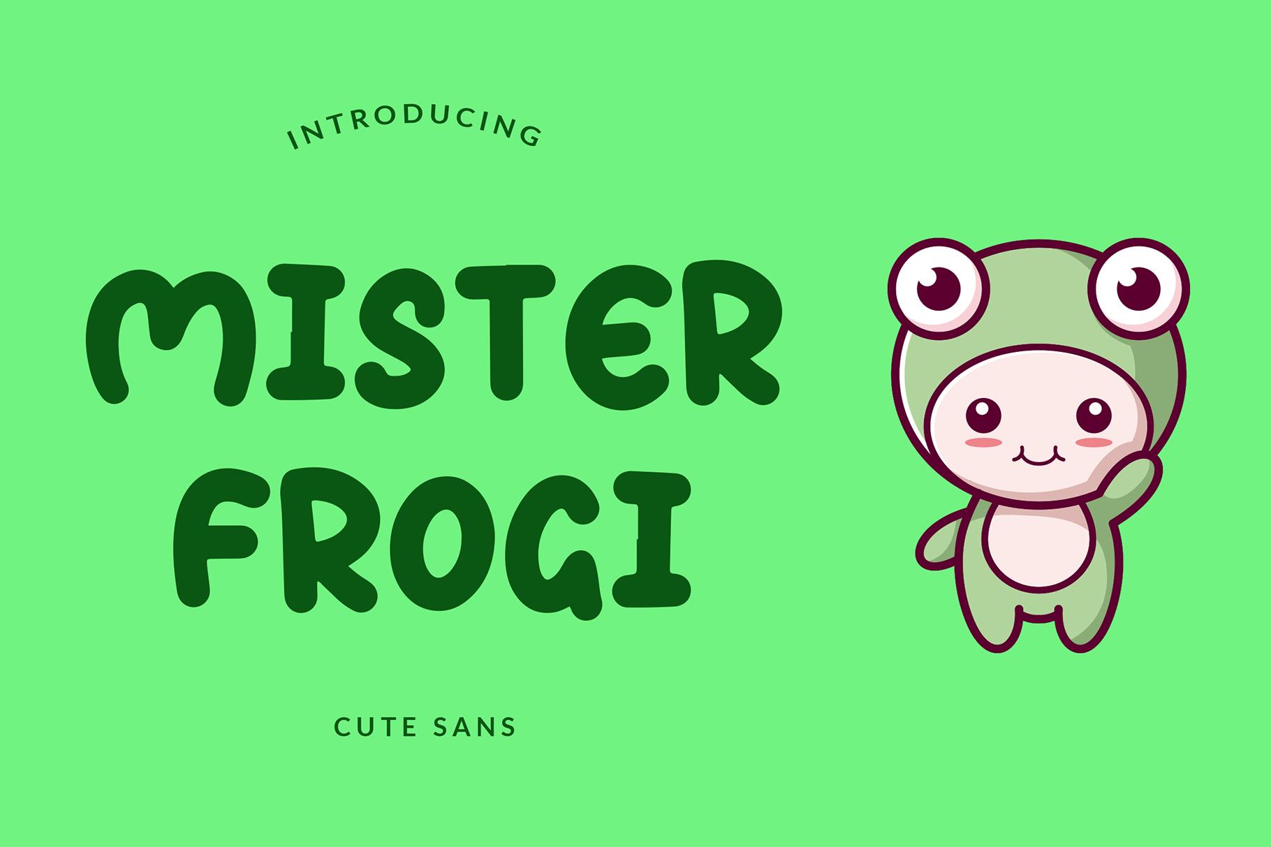 Mister Frogi Font