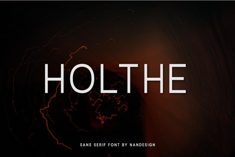 Holthe Font
