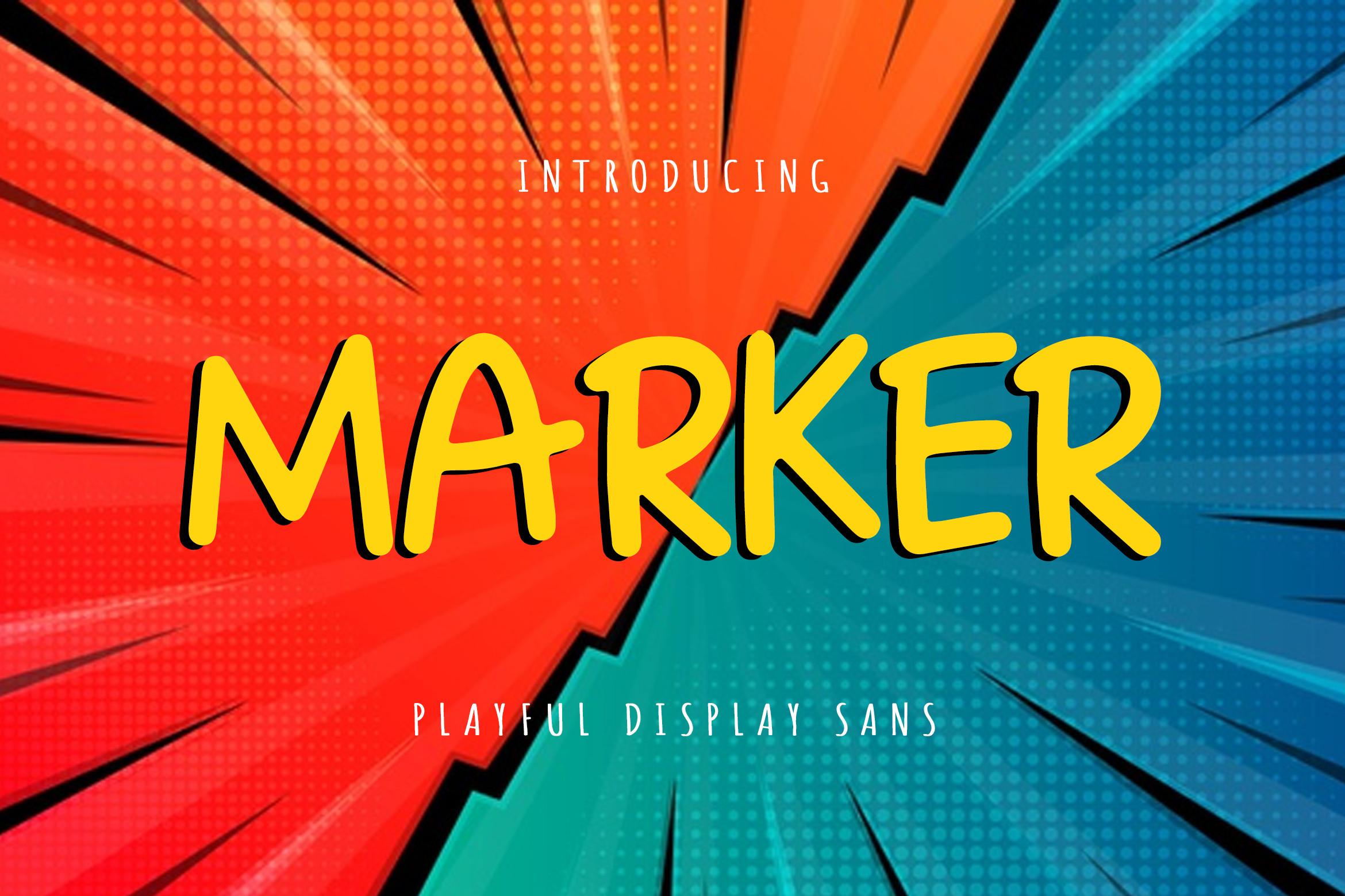 Marker Font