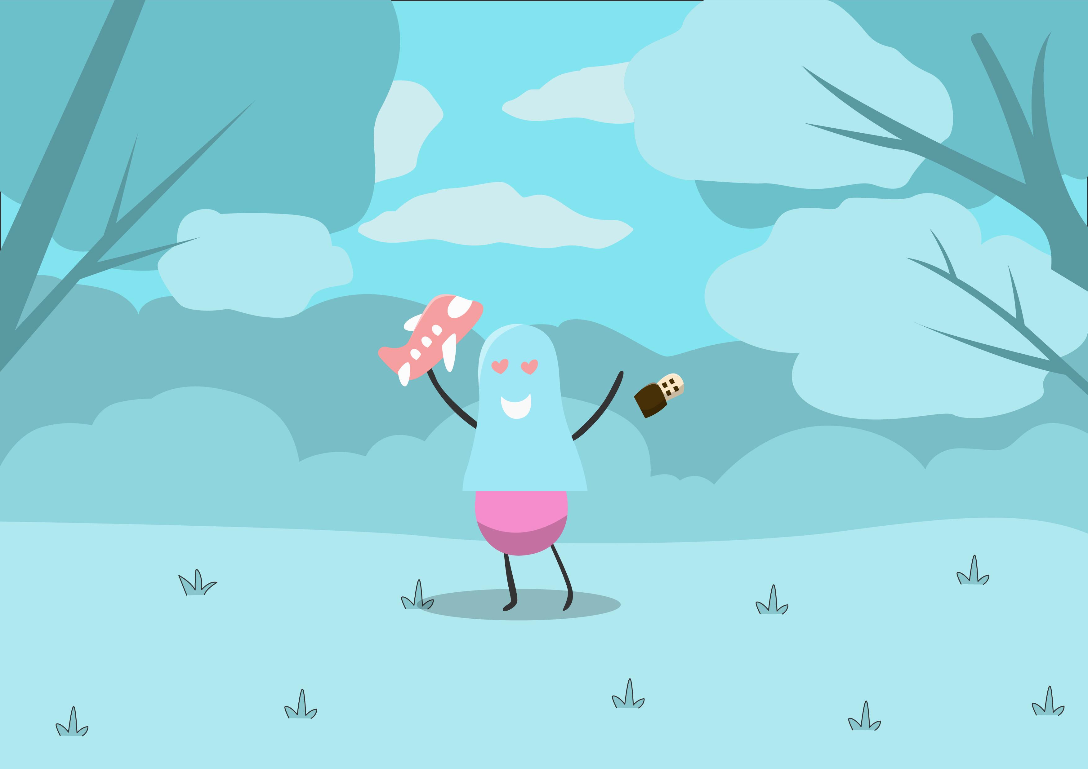 Cute Peanut Dumb Illustration #333
