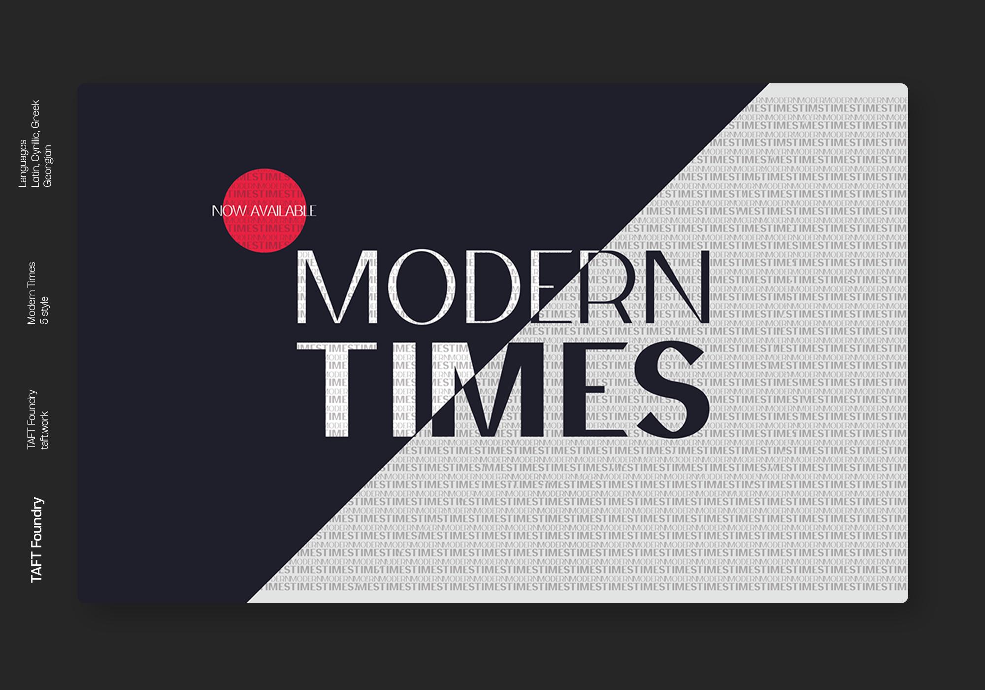 Modern Times Font